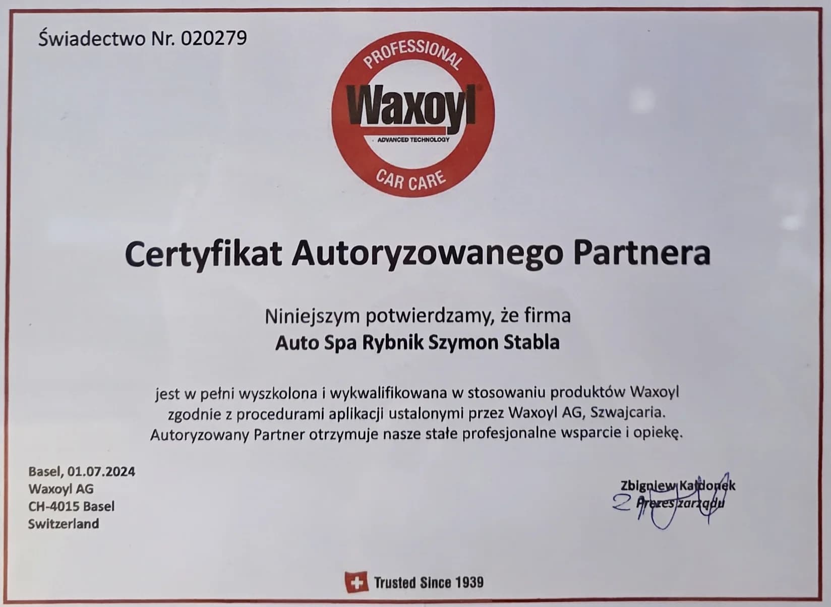 Praca w ASR Auto Spa